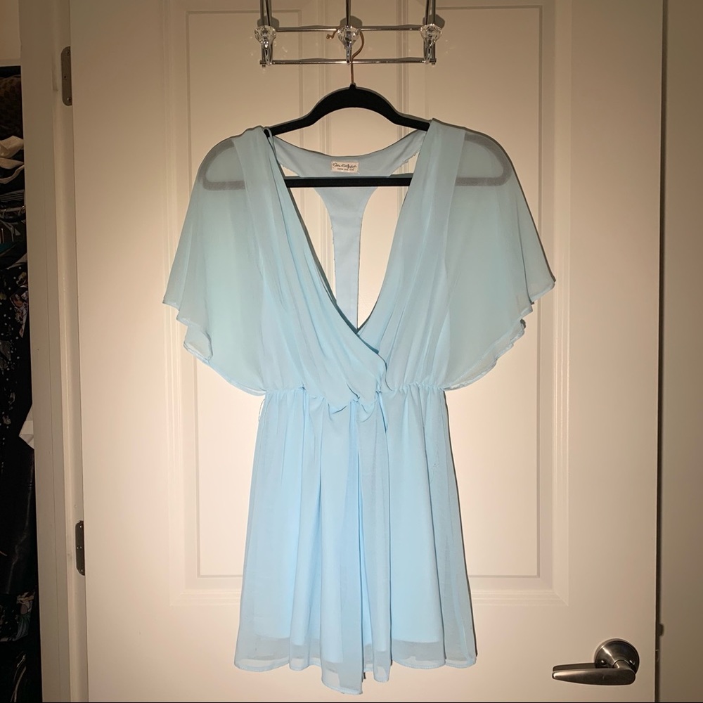 Miss Selfridge light-blue Jumpsuit